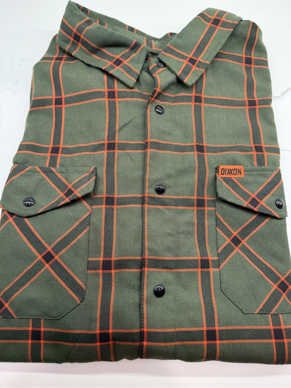 DIXXON Siege Flannel with Black Onyx Snap Buttons 3XL - Picture 1 of 4